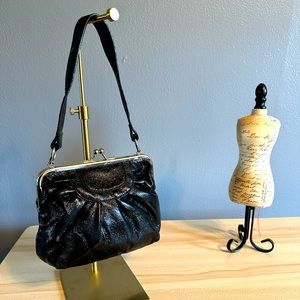Vintage inspired black purse.